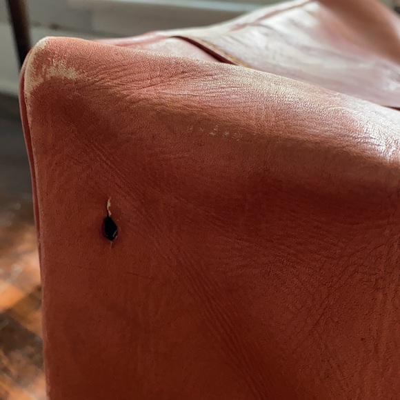 Vintage Real Buttery Leather Professors Duffel Bag - Picture 8 of 11